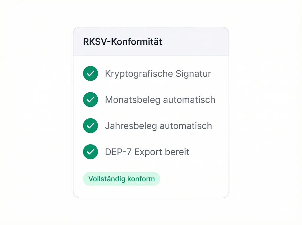 RKSV-Konformität ohne den Aufwand