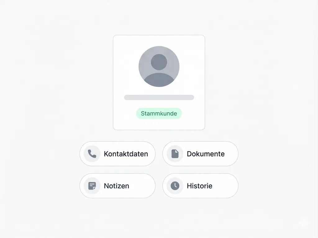 Kontext, der beim Kunden bleibt