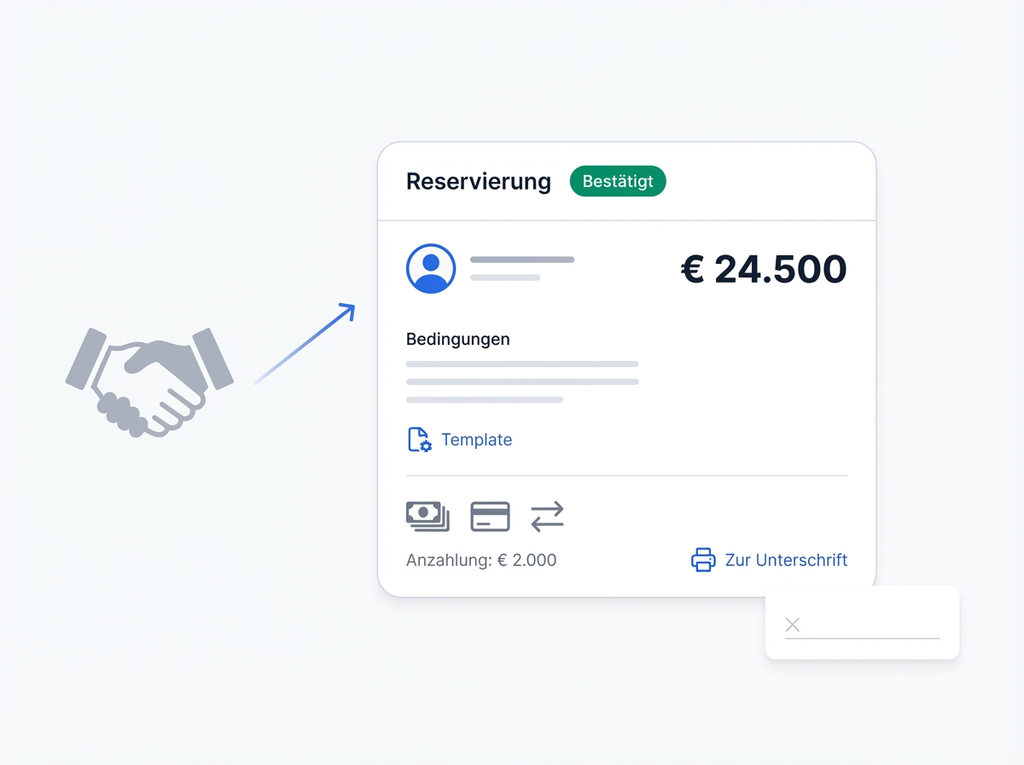 Aus Handschlag wird dokumentierte Zusage